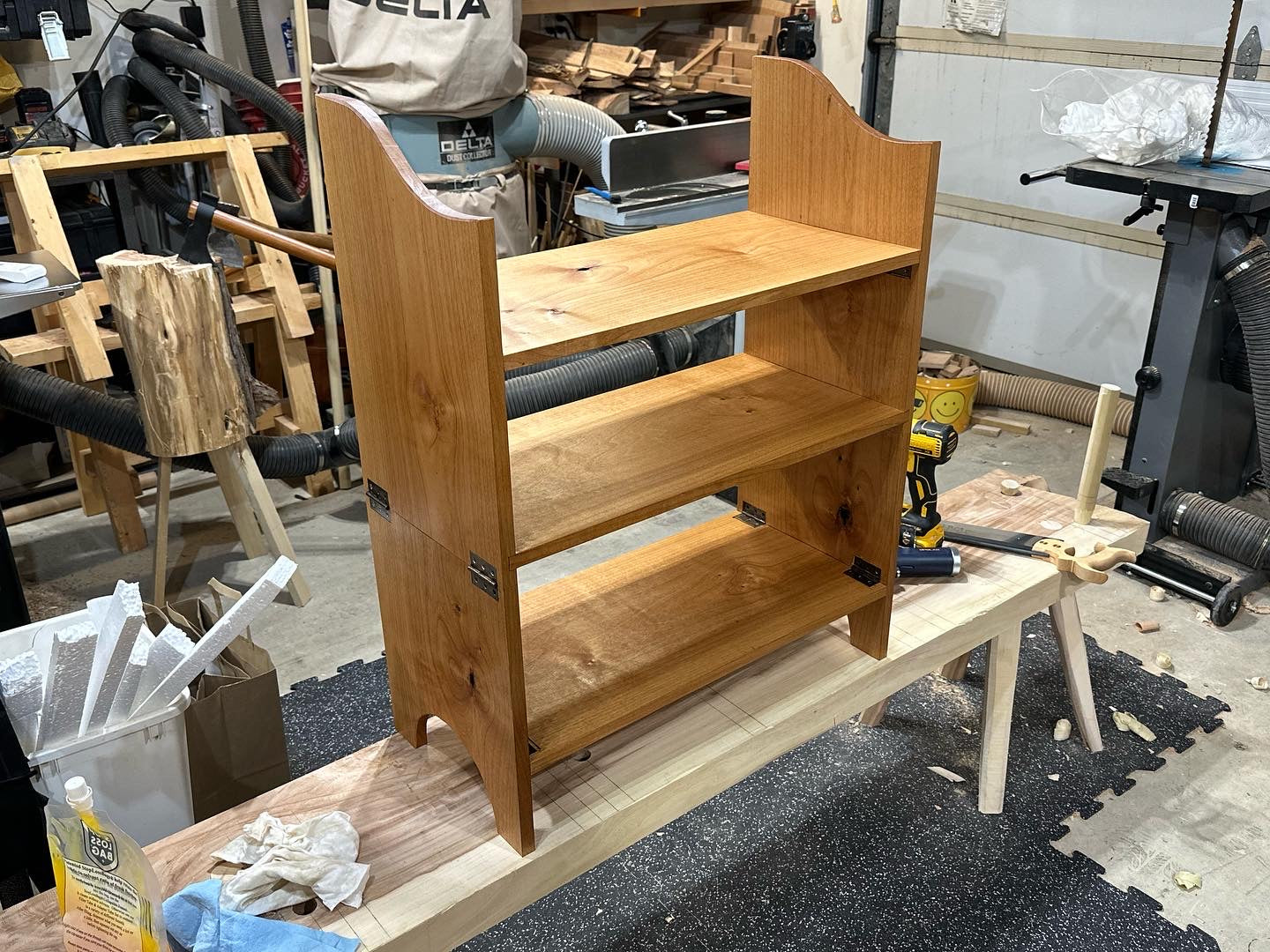 Campaign Style Bookshelves