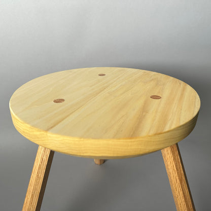Three-Legged Handmade Stool | Traditional Joinery