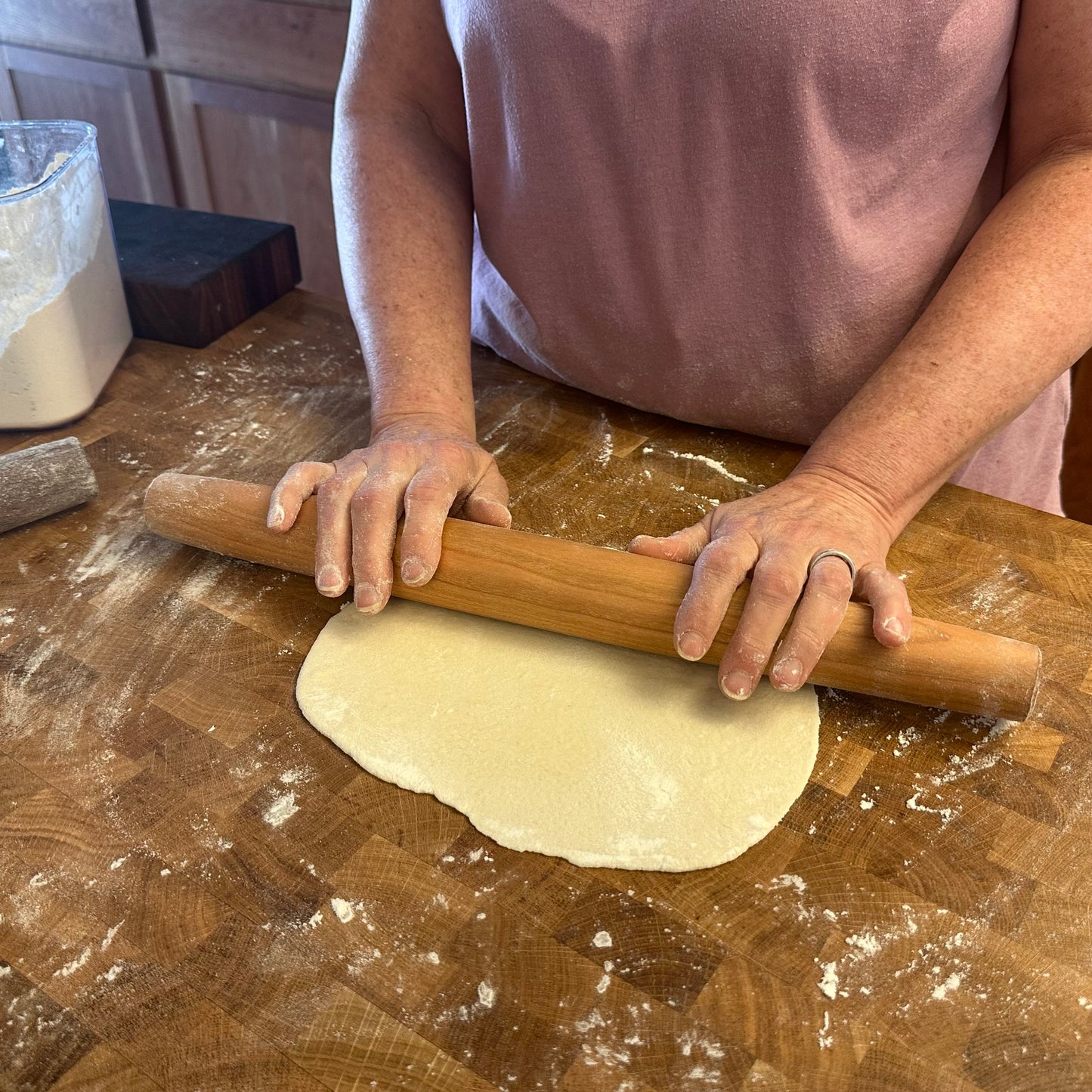 French-Style Wooden Rolling Pin