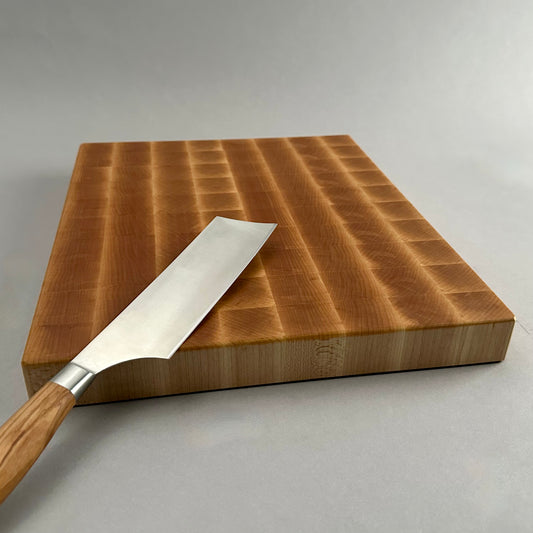 Solid End-Grain Wooden Cutting Board
