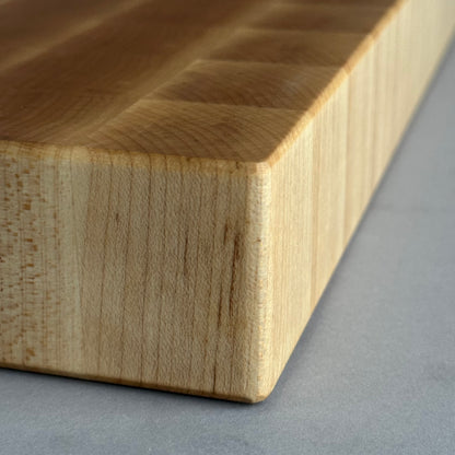 Solid End-Grain Wooden Cutting Board