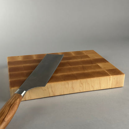 Solid End-Grain Wooden Cutting Board